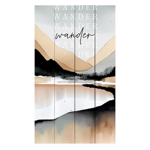 P. Graham Dunn Lake & Lodge Collection Pallet Sign - Wander