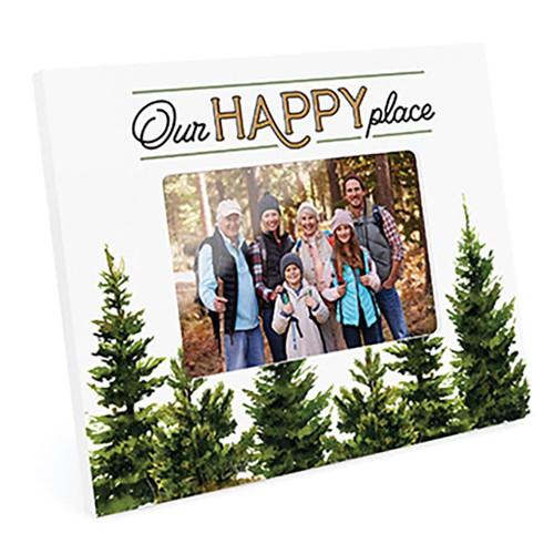P. Graham Dunn Lake & Lodge Collection Photo Frame - Our Happy Place