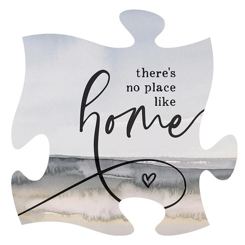 P. Graham Dunn Lake & Lodge Collection Puzzle Pieces Decor - There's No Place