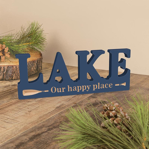 p. graham dunn Lake & Lodge Collection Shapes - Carved Lake