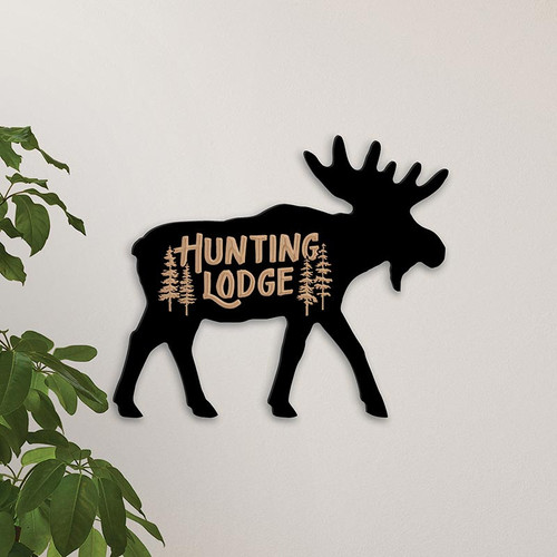 p. graham dunn Lake & Lodge Collection Shapes - Craved Hunting Lodge