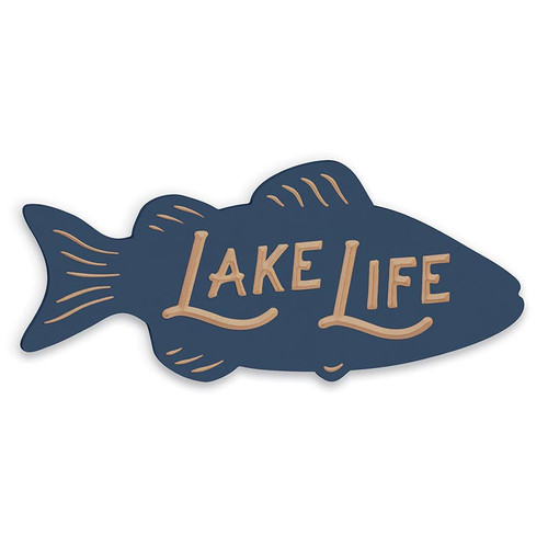P. Graham Dunn Lake & Lodge Collection Shapes - Lake Life Fish