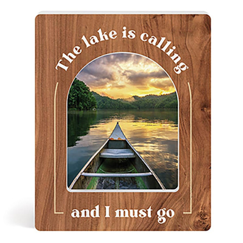 P. Graham Dunn Lake & Lodge Collection Shapes - The Lake Is Calling