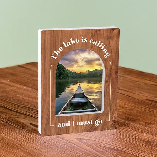 p. graham dunn Lake & Lodge Collection Shapes - The Lake Is Calling