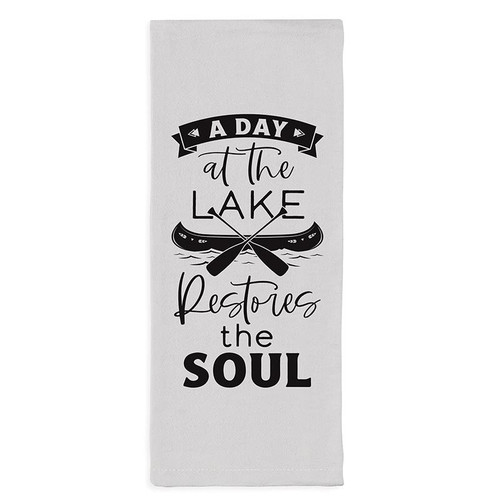 P. Graham Dunn Lake & Lodge Collection Tea Towels - A Day At The Lake
