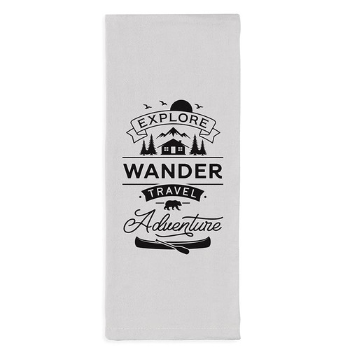 P. Graham Dunn Lake & Lodge Collection Tea Towels - Explore Wonder