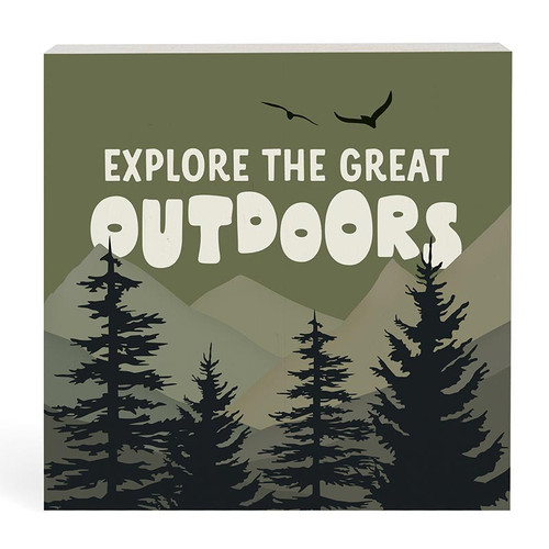 P. Graham Dunn Lake & Lodge Collection Word Blocks - Explore The Great