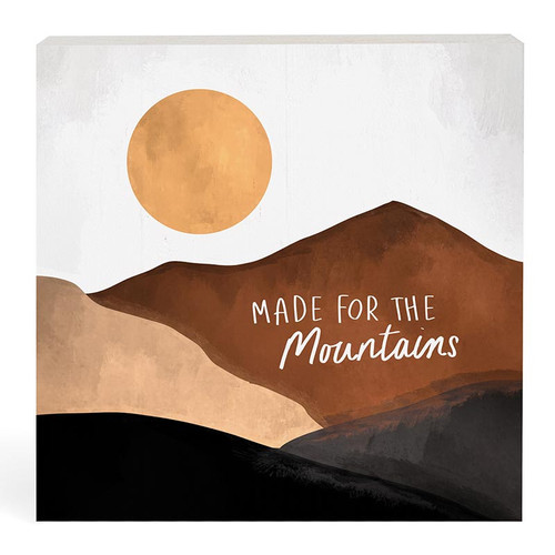 P. Graham Dunn Lake & Lodge Collection Word Blocks - Made For The Mountains