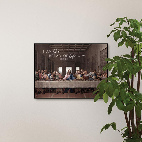 p. graham dunn Last Supper Collection Art Print - I Am The Bread Of Life