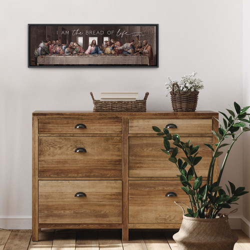 P. Graham Dunn Last Supper Collection Framed Canvas - I Am The Bread Of Life