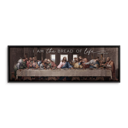 P. Graham Dunn Last Supper Collection Framed Canvas - I Am The Bread Of Life
