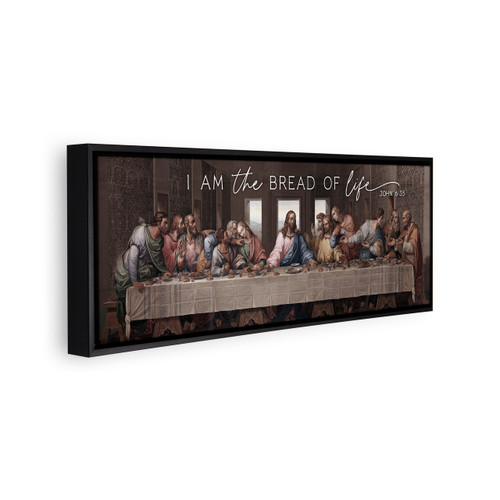 p. graham dunn Last Supper Collection Framed Canvas - I Am The Bread Of Life