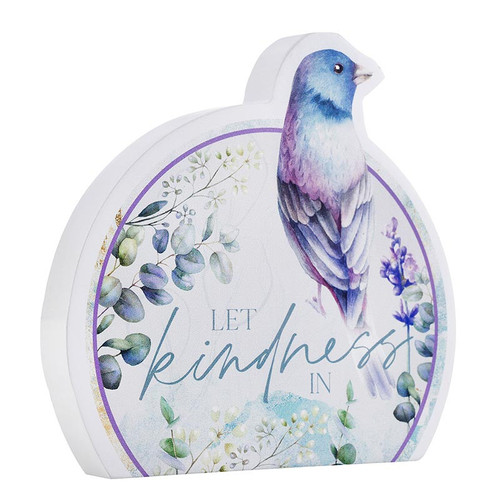 P. Graham Dunn Let Kindness In Collection Shape Sign