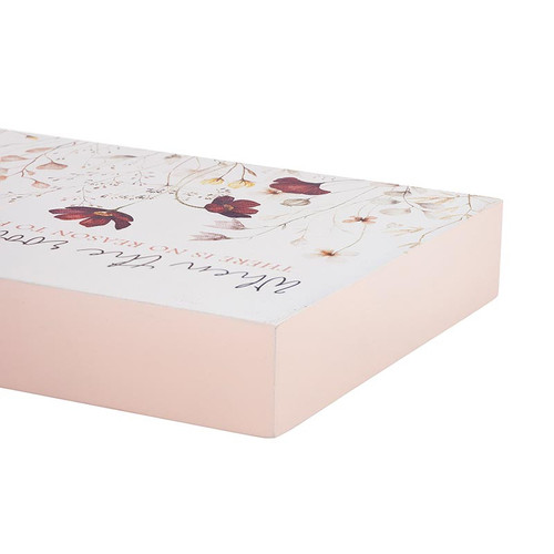 P. Graham Dunn Like Wildflowers Collection Word Block - When The Roots Are Deep