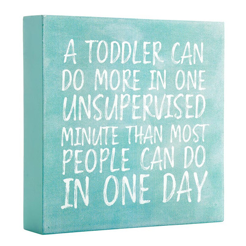 P. Graham Dunn Love Mom Collection Word Block - A Toddler Can