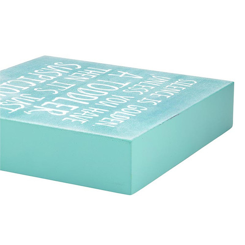 P. Graham Dunn Love Mom Collection Word Block - Silence Is Golden