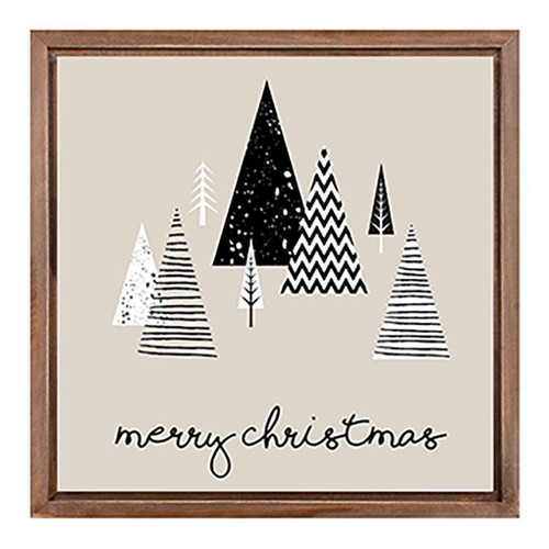 P. Graham Dunn Merry Be Your Christmas Framed Art - Merry Christmas Trees