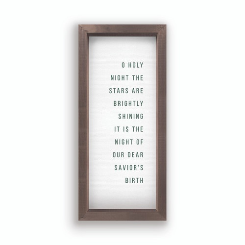 P. Graham Dunn Merry Be Your Christmas Framed Art - O Holy Night The Stars