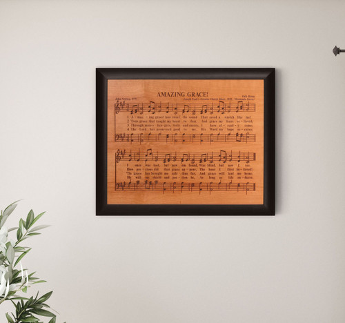 P. Graham Dunn Ornate Decor Carved Art - Amazing Grace - XL