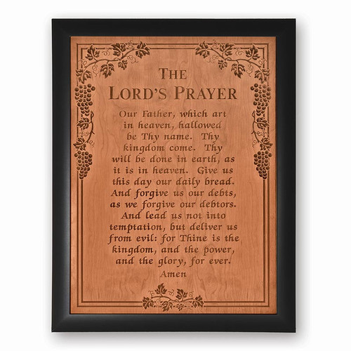 P. Graham Dunn Ornate Decor Carved Art - Our Father - XL