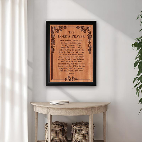 p. graham dunn Ornate Decor Carved Art - Our Father - XL