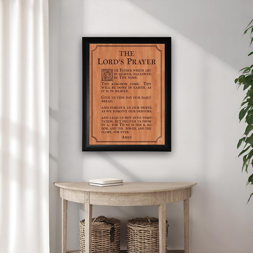 p. graham dunn Ornate Decor Carved Art - The Lords Prayer - XL