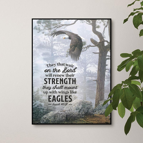 p. graham dunn Art Print - Isaiah 40:31