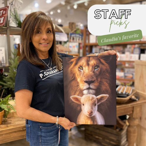 P. Graham Dunn Art Print - Lion With Lamb