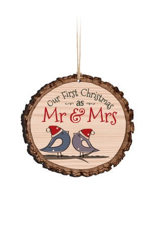 p. graham dunn Barky Ornament - Mr & Mrs