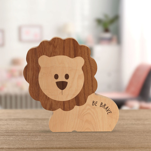 p. graham dunn Be Brave Maple Shape