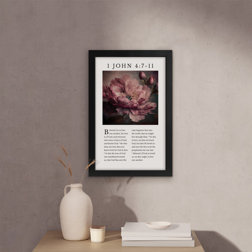 p. graham dunn Book Art - 1 John 4:7-11