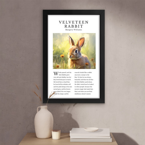 p. graham dunn Book Art - Velveteen Rabbit