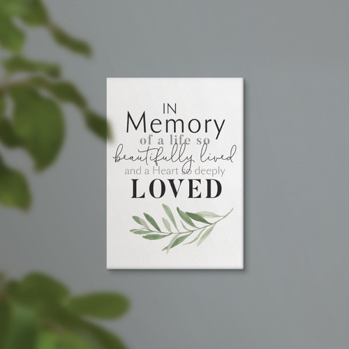 p. graham dunn Canvas - In Memory Of A Life