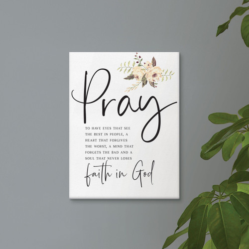 P. Graham Dunn Canvas - Pray