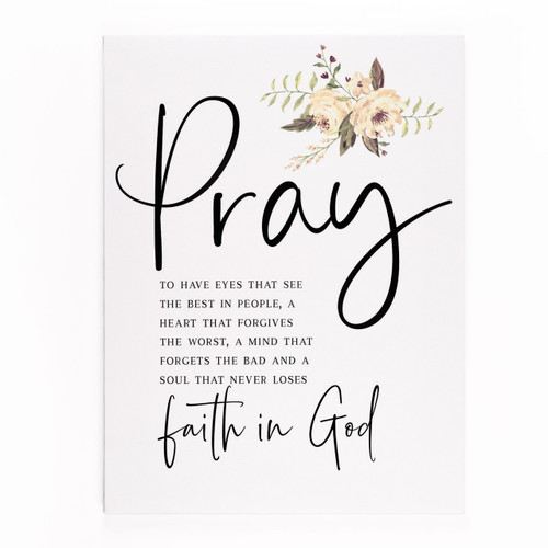 P. Graham Dunn Canvas - Pray