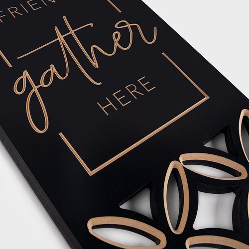 P. Graham Dunn Carved Black - Family And Friends