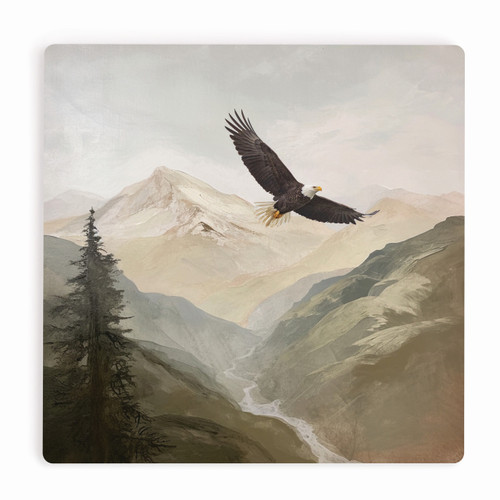 P. Graham Dunn Ceramic Coaster - Eagle