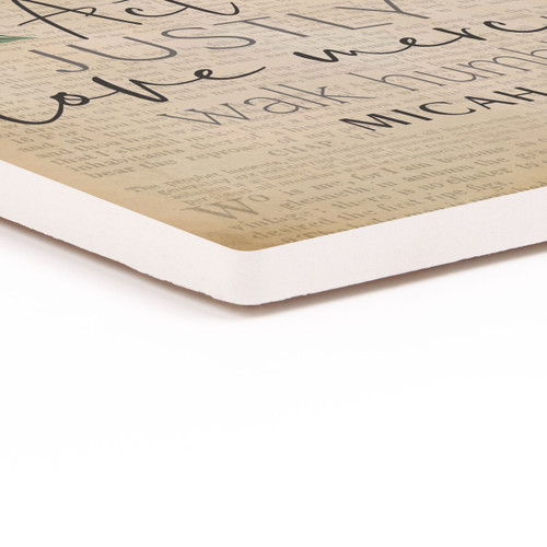 p. graham dunn Ceramic Coasters - Act Justly