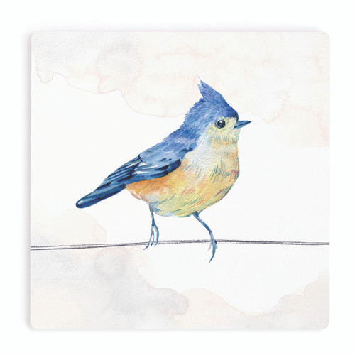 P. Graham Dunn Ceramic Coasters - Blue Jay
