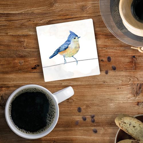 p. graham dunn Ceramic Coasters - Blue Jay