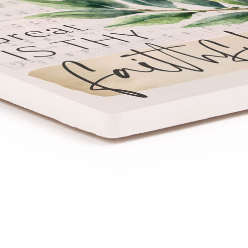 P. Graham Dunn Ceramic Coasters - Great Is Thy