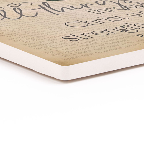 P. Graham Dunn Ceramic Coasters - I Can Do All Things