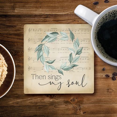 p. graham dunn Ceramic Coasters - Then Sings My Soul