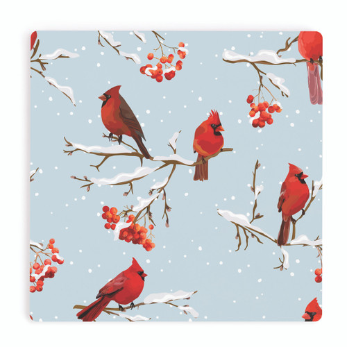 P. Graham Dunn Christmas Coasters - Cardinals