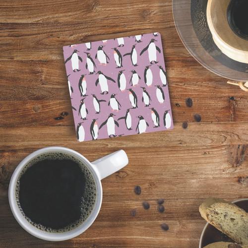 p. graham dunn Christmas Coasters - Penguins