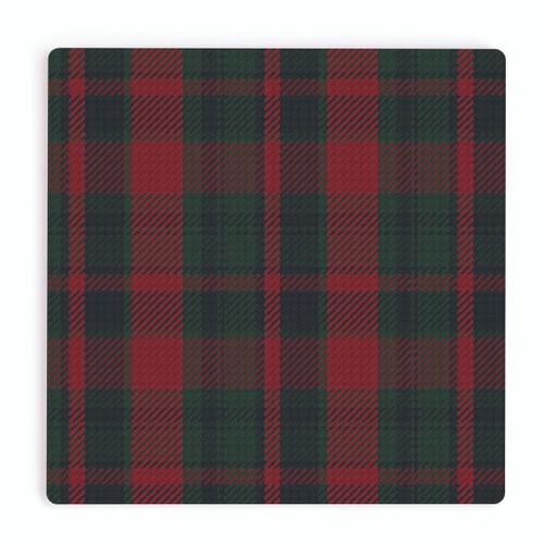 P. Graham Dunn Christmas Coasters - Red Green & Black