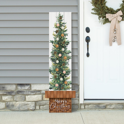 p. graham dunn Christmas Porch Sign - Merry Christmas