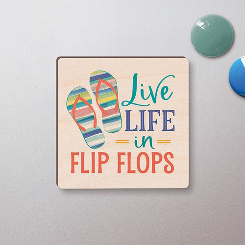 P. Graham Dunn Coastal Collection Magnet - Live Life