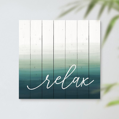 P. Graham Dunn Coastal Collection Pallet Sign - Relax