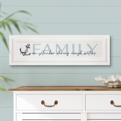 P. Graham Dunn Coastal Collection Panel Sign - Family